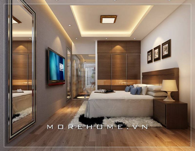 Thiết kế phòng ngủ có nhà vệ sinh